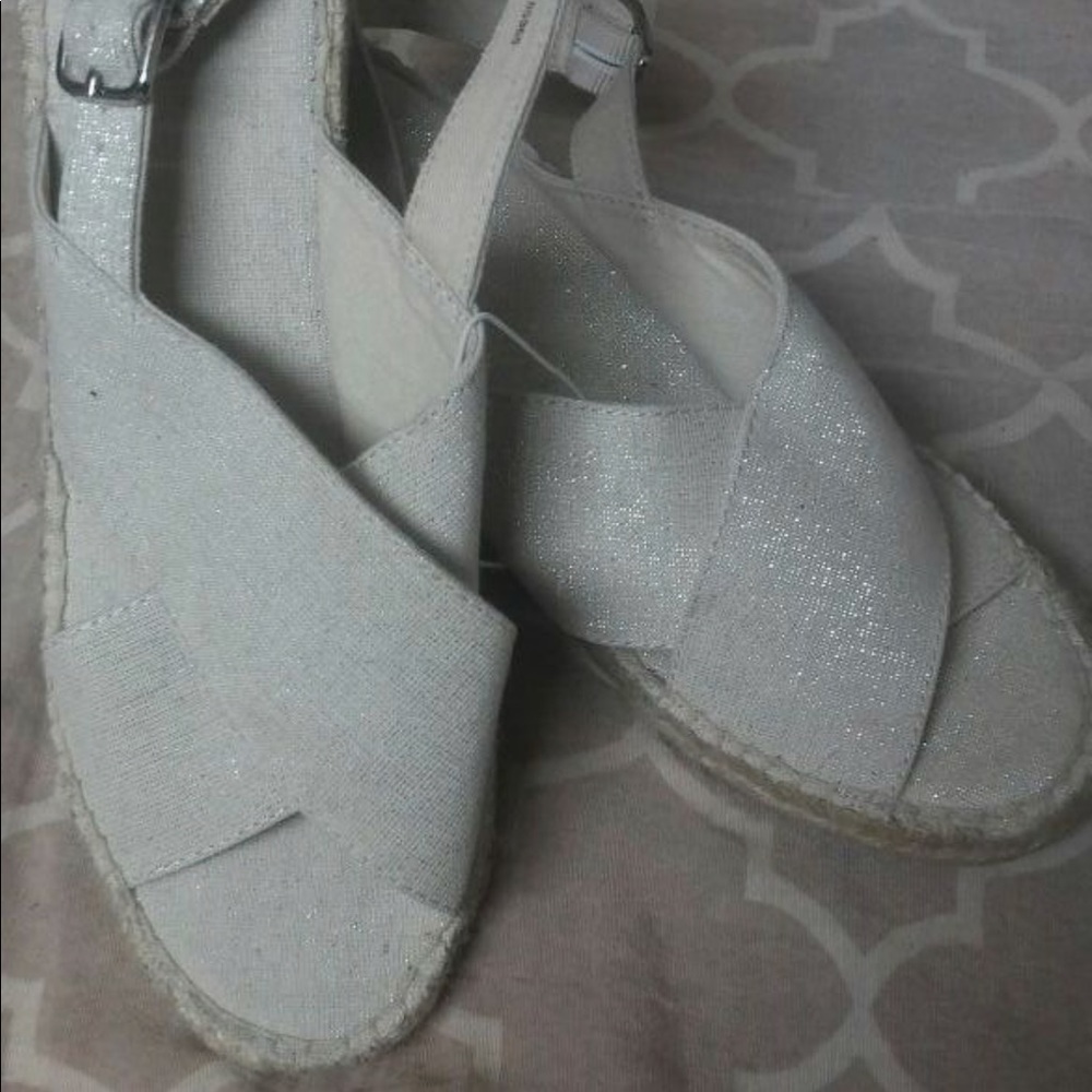 White Gap sandals
